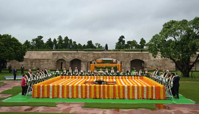 G20 leaders pay homage to Mahatma Gandhi