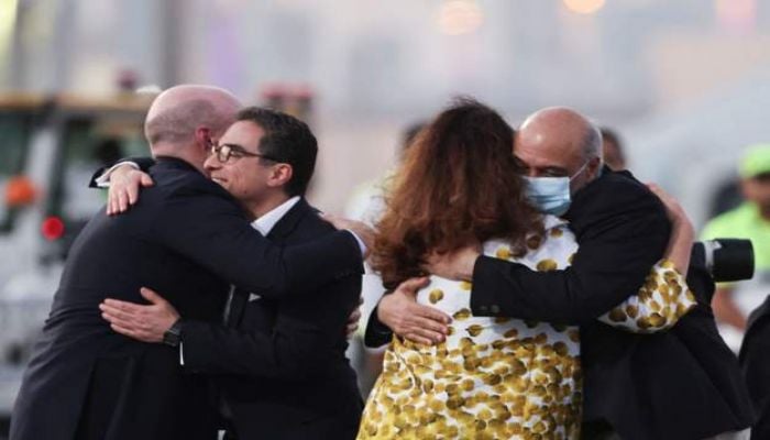 Americans freed from Iran