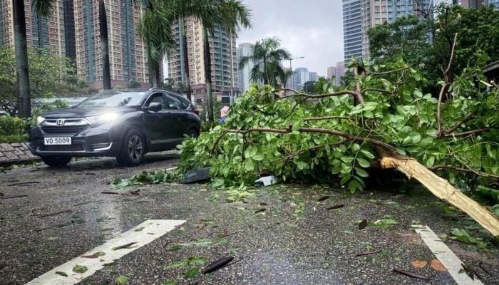 Typhoon Saola weakens but still a threat in southern China