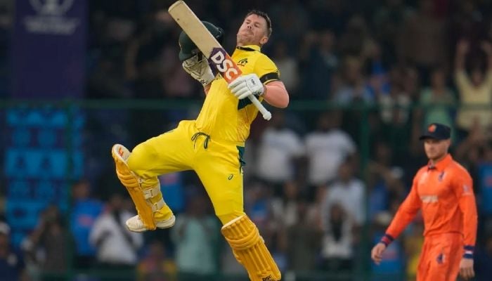 Warner hits sixth World Cup ton, equals Tendulkar mark