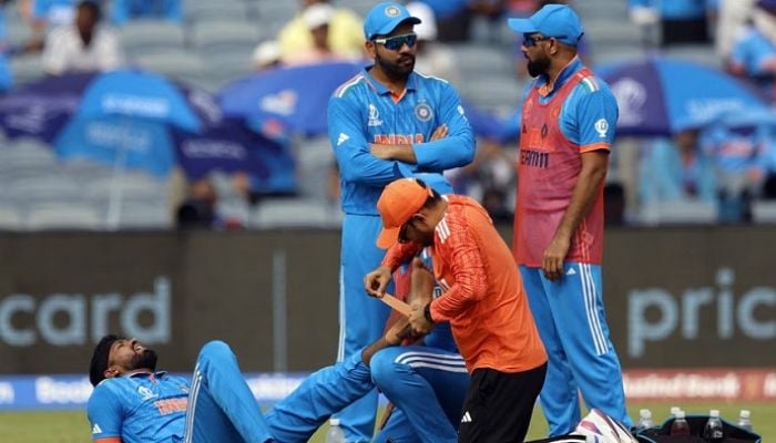 Pandya out of India's World Cup clash with New Zealand