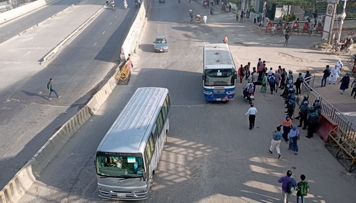 More vehicles, commuters seen on Dhaka roads