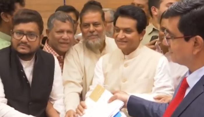 AK Azad submits nomination papers for Faridpur-3