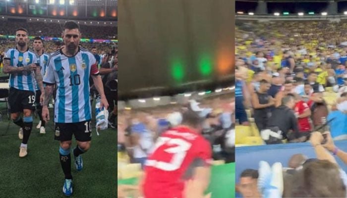 Brazil-Argentina kick-off delayed amid crowd violence