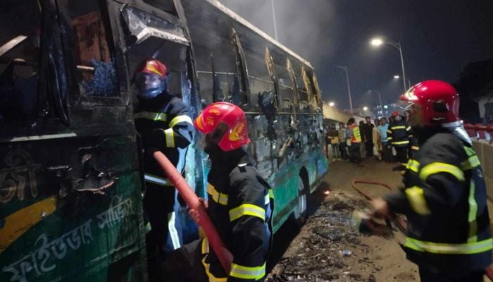Three buses torched in the capital
