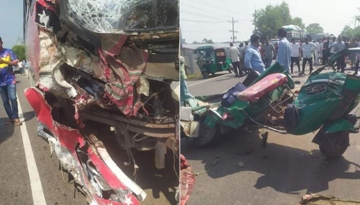 Bus-autorickshaw collision kills 7 in Hathazari
