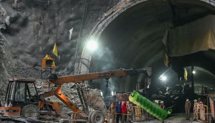 Machine repairs prolong ordeal for Indian's trapped in tunnel