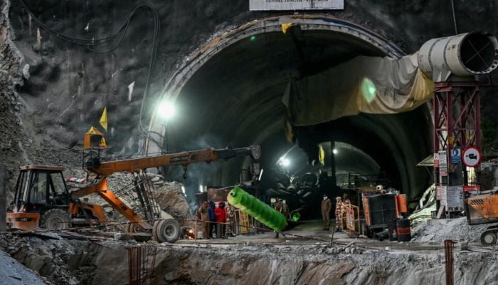 Ambulances on standby as Indian rescuers near 41 trapped workers