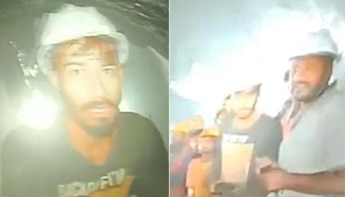 First visuals of workers trapped in India tunnel