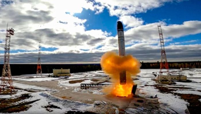Russia test fires nuclear-capable ballistic missile