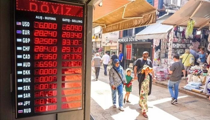 Turkey's central bank raises interest rates to 40%