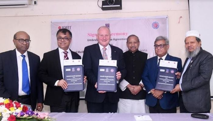 MoU among RMIT, DU and BCSIR signed