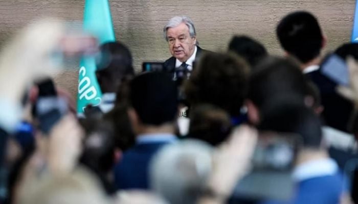 UN chief urges COP28 to phase out fossil fuels