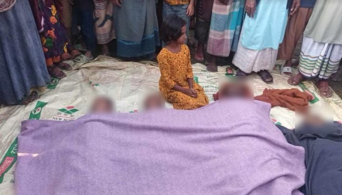 4 of a family electrocuted in Mymensingh