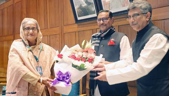 Sheikh Hasina re-elected as Leader of the House