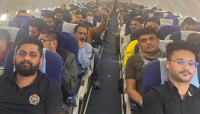 Indian plane makes emergency landing in HSIA