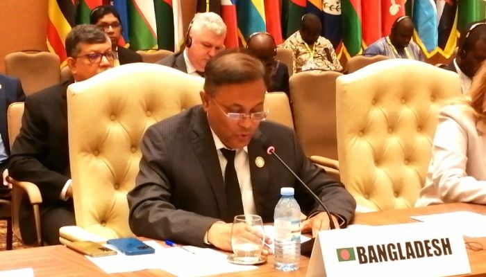 Hasan calls for peace, support to Palestine, Rohingya Repatriation