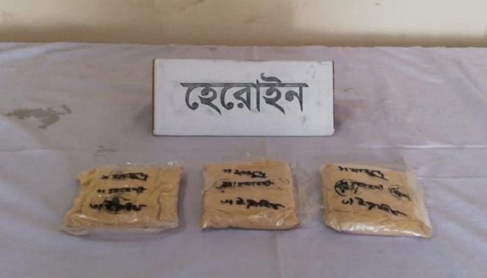 RAB recovers 5-kg heroin in Rajshahi