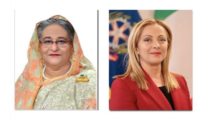 Italian PM greets Sheikh Hasina on re-election as PM 