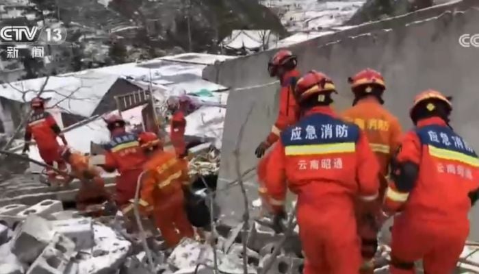 44 buried in southwest China landslide 