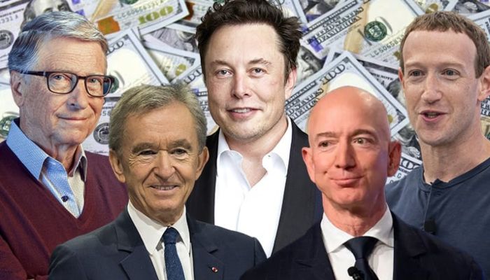 World's richest five men double fortune since 2020
