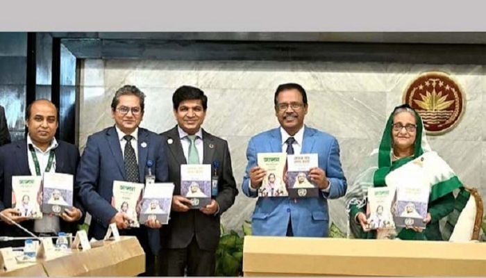 PM unwraps two books containing her speeches