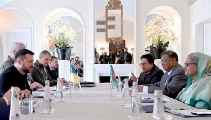 PM calls for stopping  Russia-Ukraine war as she talks with Zelenskyy