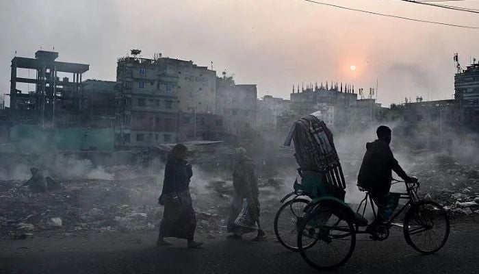 Dhaka breathing in 'hazardous' air today