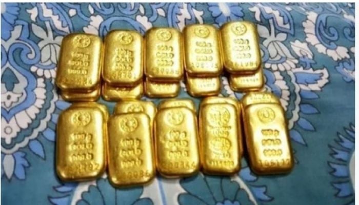 64 gold bars recovered at Shah Amanat Airport