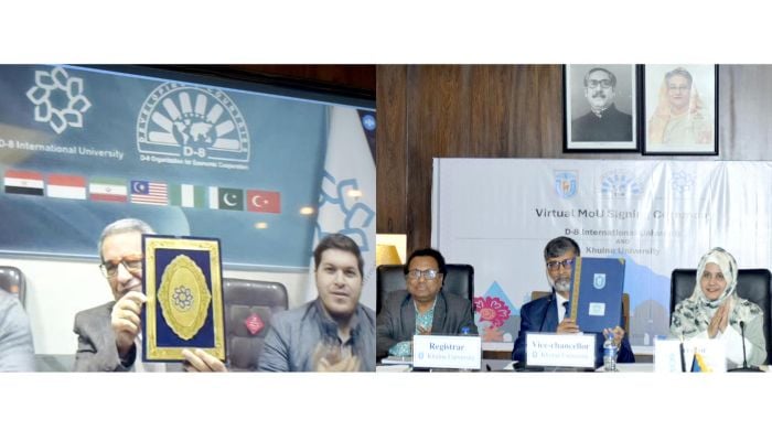 MoU signed between KU, D-8 Intl Uni of Iran