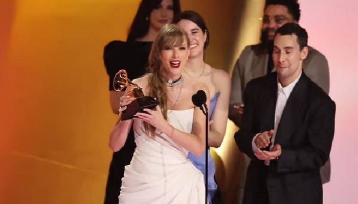 Taylor Swift makes history with fourth album of year win