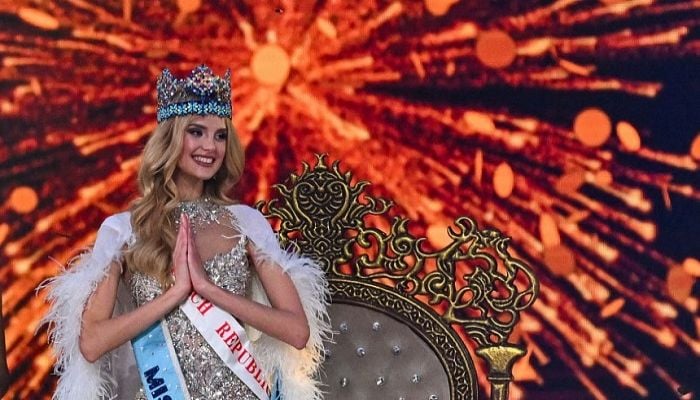 Czech law student Krystyna Pyszkova crowned Miss World 2024