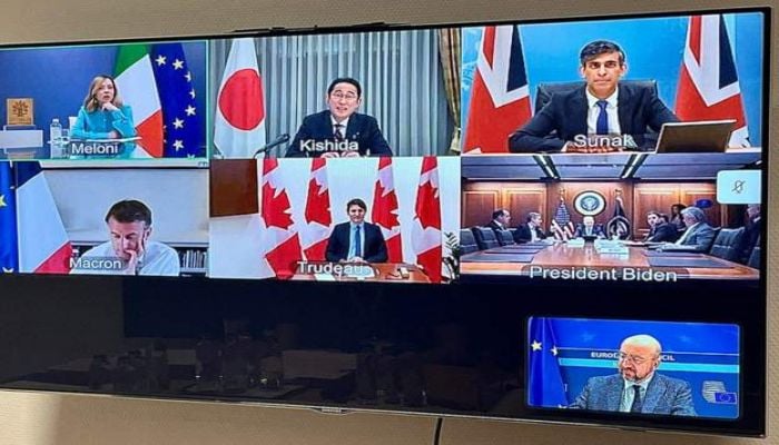 G7 leaders reaffirm full support to Israel