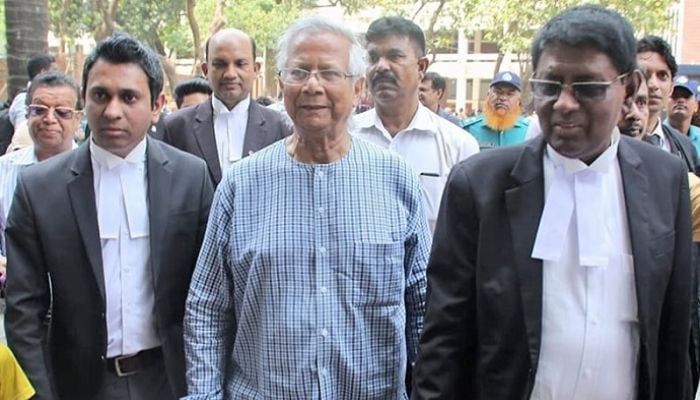Charge-sheet accepted in money embezzlement case against Dr Yunus, 13 others