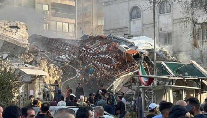 Iran guards say 7 members killed in Israel strike on Syria consular annex