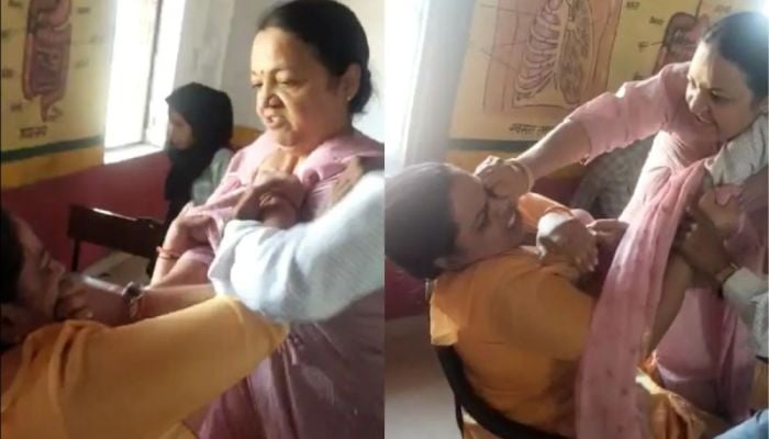 School principal thrashes teacher for coming late