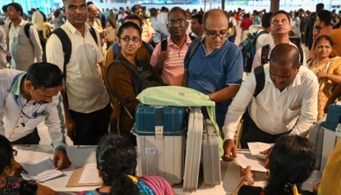 Business and Bollywood vote in India's election