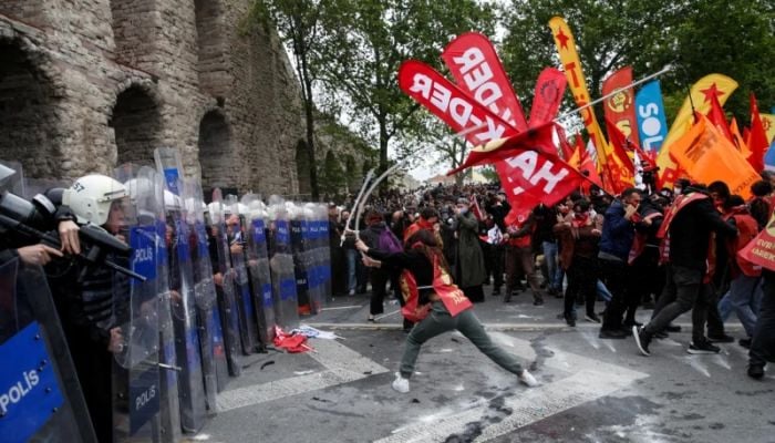 May Day: Rallies around the world in pictures