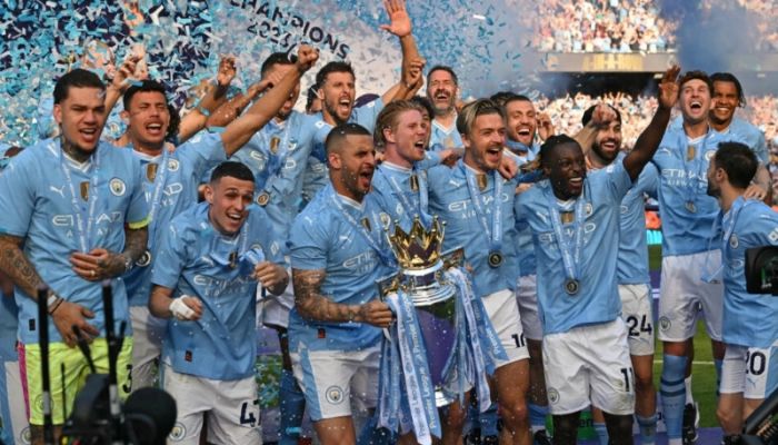 Man City win historic fourth straight Premier League title