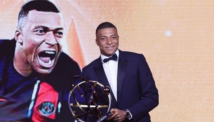 Mbappe wins award for France's player of the year