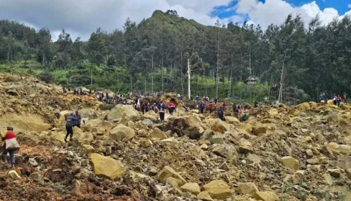 More than 300 buried in Papua New Guinea landslide, local media says