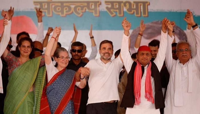 Sonia Gandhi makes emotional appeal to voters on behalf of son
