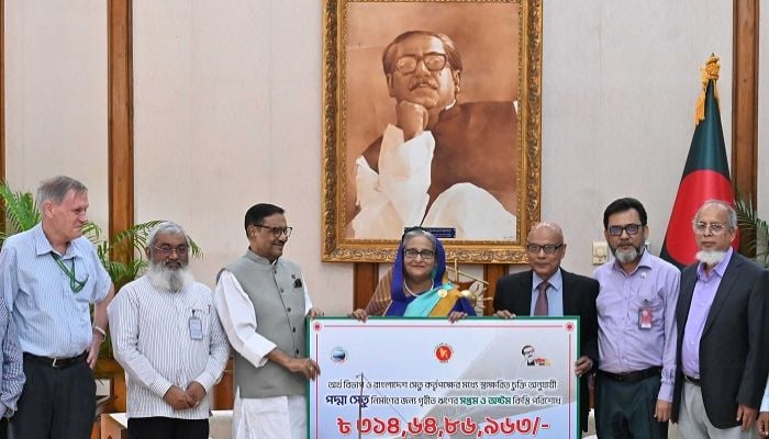PM receives over Tk 314cr as Padma Bridge loan repayment installments
