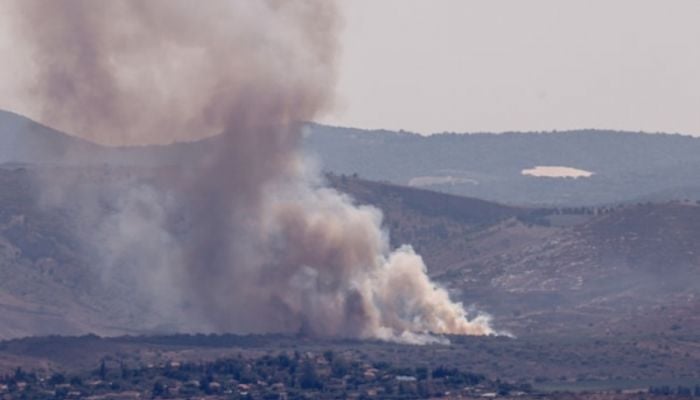 Hezbollah fires rockets at Israeli base