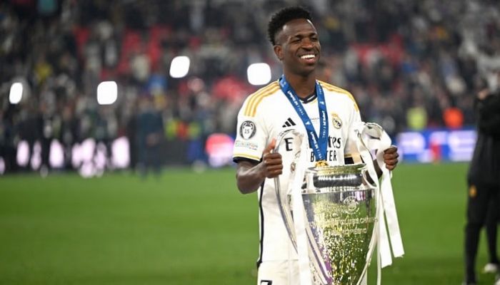 Vinicius Jr named Champions League player of the season