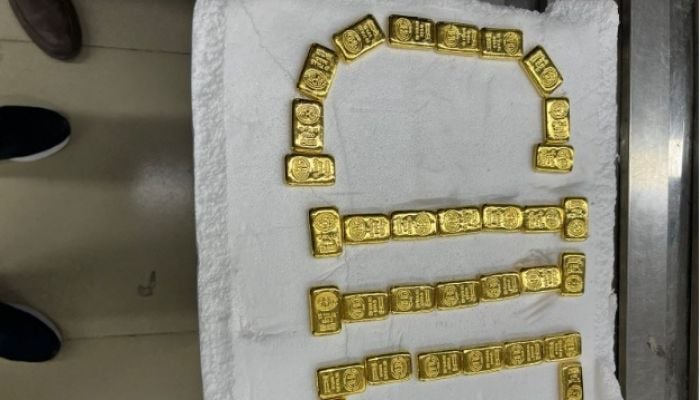 38 gold bars found abandoned at Dhaka airport