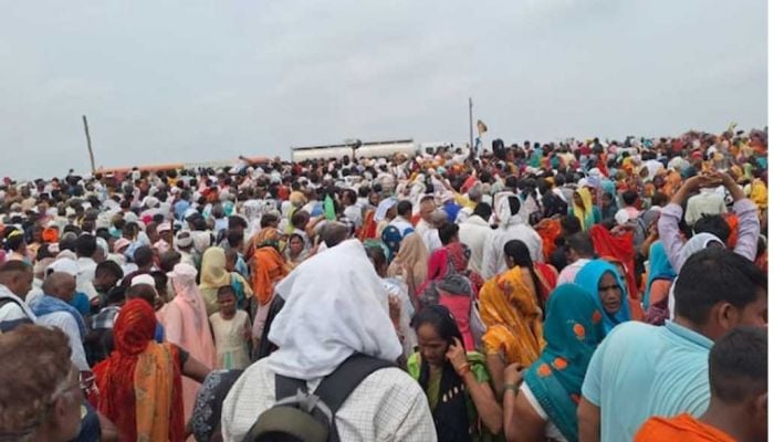 At least 116 people killed in stampede at Hindu religious event in India