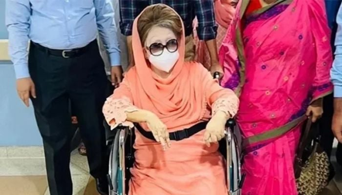 Khaleda Zia hospitalised early on Monday