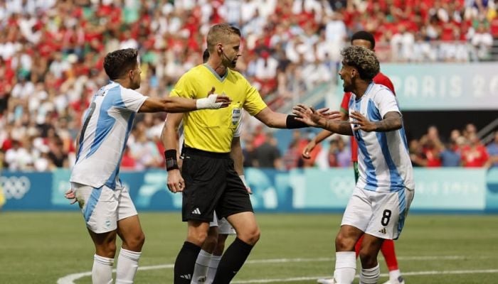 Paris Games organisers investigating pitch invasion chaos