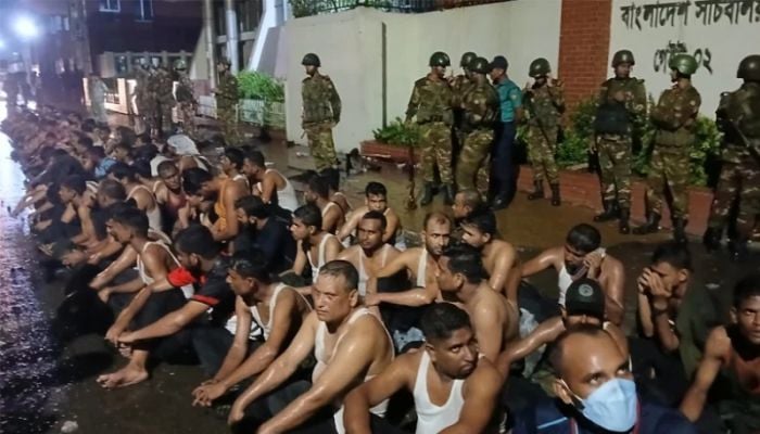More than 400 Ansar in police custody